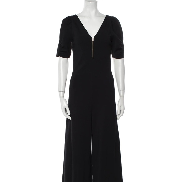 Stella McCartney Black V-Neck Jumpsuit - Picture 1 of 3